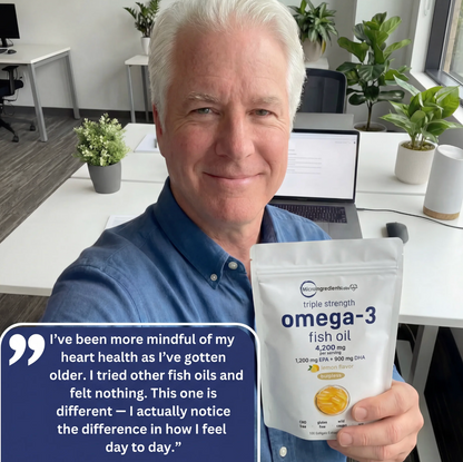 4200mg Per Serving Omega 3 Fish Oil Softgels